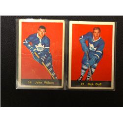 1960-61 PARKHURST HOCKEY CARD LOT (WILSON/ DUFF)