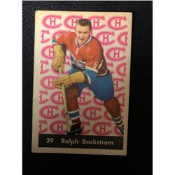 1961-62 PARKHURST #39 RALPH BACKSTROM