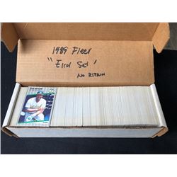 1989 FLEER BASEBALL ERROR SET (NO BILL RIPKEN)