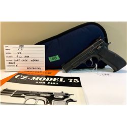 CZ, MODEL 75, 9 MM PARA