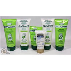 BAG OF ASSORTED GLYSOMED HAND CREAMS