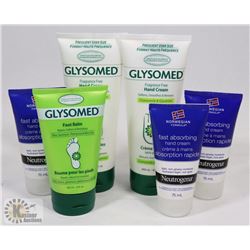 BAG OF ASSORTED GLYSOMED HAND CREAMS