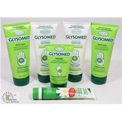 BAG OF ASSORTED GLYSOMED HAND CREAMS