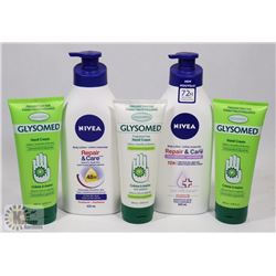 BAG OF ASSORTED HAND CREAMS