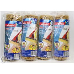 BAG OF 4 VILEDA BEE MOP HEADS