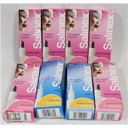 BAG OF ASSORTED SALINEX INFANT NASAL DROPS