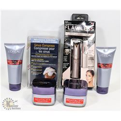 BAG OF L'OREAL PAIRS CREAMS, SINUS COMPRESS, AND