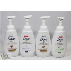 BAG OF ASSORTED DOVE SHOWER FOAM