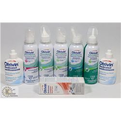 BAG OF ASSORTED OTRIVIN MEDICATED CONGESTION