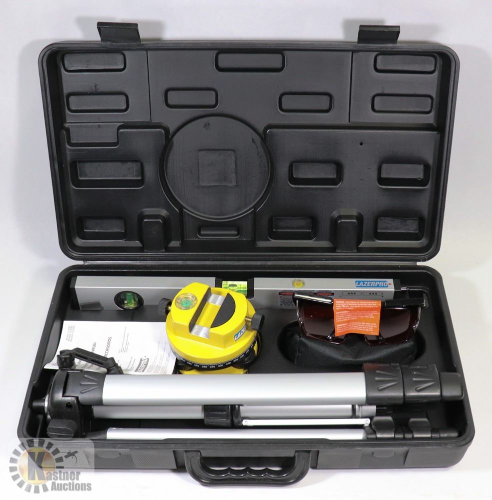 LASERPRO LASER LEVEL KIT WITH CASE AND ALL