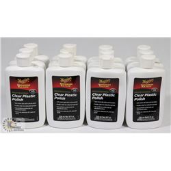 CASE OF MEGUIARS CLEAR PLASTIC POLISH
