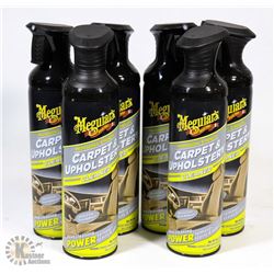 CASE OF MEGUIARS CARPET & UPHOLSTERY CLEANER.