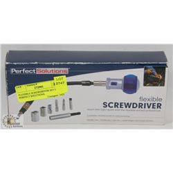 FLEXIBLE SCREWDRIVER SET BY PERFECT SOLUTIONS.