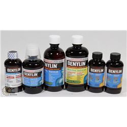 BAG OF ASSORTED BENYLIN COLD MEDICINE