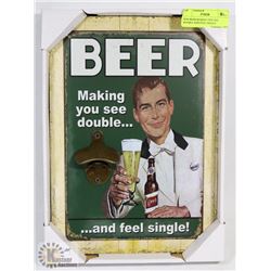 NEW BEER MAKING YOU SEE DOUBLE AND FEEL SINGLE