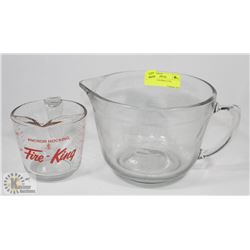 LOT OF 2 MEASURING CUPS