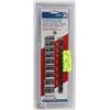 Image 1 : 9PC JET 3/8" DRIVE SAE 12 POINT SOCKET SET.