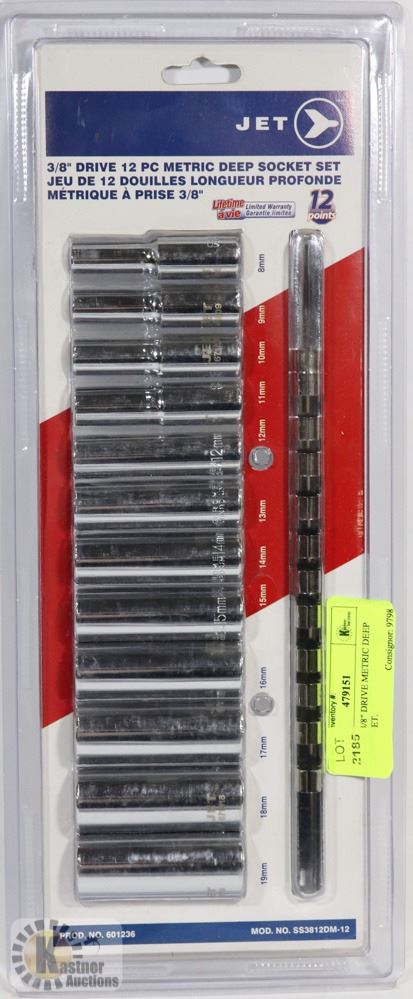 12PC JET 3/8