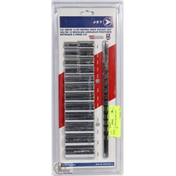 12PC JET 3/8" DRIVE METRIC DEEP SOCKET SET.