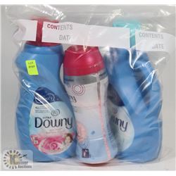 BAG OF DOWNY FABRIC SOFTENER AND SCENT BOOSTER