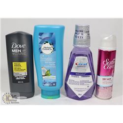 BAG OF ASSORTED BATH PRODUCTS INCLUDING BODY