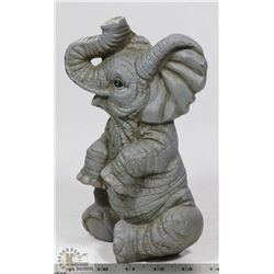 CAST IRON ELEPHANT 9" AND 5".