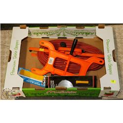 FLAT WITH EXTENSION CORD, PROTRACTOR AND MORE