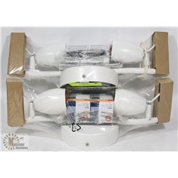 LOT OF TWO NEW IKEA ADJUSTABLE HEAD CEILING LIGHTS