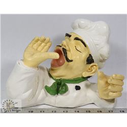 CHEF SHAPED WINE BOTTLE HOLDER
