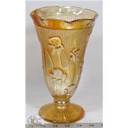 VINTAGE CARNIVAL MARIGOLD VASE