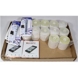 LOT OF MISC INCL ACCOUNTING SPOOLS, BLUE JAY