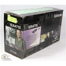 LEXMARK BLACK 12A4715 PRINTER CARTRIDGE FOR X422