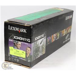 LEXMARK X340G11G ONE HIGH YIELD TONER CARTRIDGE