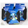Image 1 : LOT OF 5 DAC CD/DVD ORGANIZERS 32 SLOT CAPACITY.