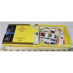 CIGAR BOX FILLED WITH VINTAGE CANADIAN 100 LOT