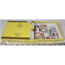 CIGAR BOX FILLED WITH VINTAGE CANADIAN 100 LOT