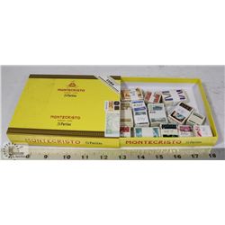 CIGAR BOX FILLED WITH VINTAGE CANADIAN 100 LOT