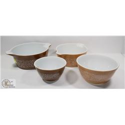 4PC PYREX BOWL