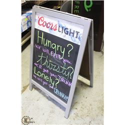 COMMERCIAL SANDWICH-BOARD SIGN