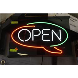 NEON OPEN SIGN