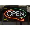 NEON OPEN SIGN
