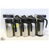Image 1 : LOT OF 10 SMALL COFFEE WARMERS/CARAFES