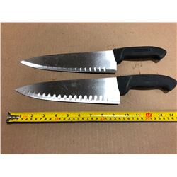 USED SHARPENED KNIVES LRG BLADE - LOT OF 2