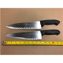 USED SHARPENED KNIVES LRG BLADE - LOT OF 2