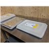 Image 1 : 13" X 18" HALF SIZE SHEET PANS WITH COVERS - LOT