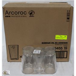 6.75OZ/200ML CONIQUE TUMBLER GLASSES 1 CASE, ARCOR