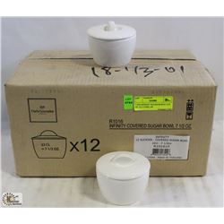 7.5OZ INFINITY SUGAR BOWLS- LOT OF 12 (1 CASE), AR
