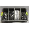 Image 1 : UTENSIL TRAY WITH SPOONS, FORKS, KNIVES