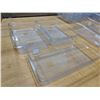 Image 1 : FULL SIZE, 4" DEEP POLYCARBONATE INSERTS - LOT OF