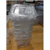 Image 1 : 1/6 SIZE, 6" DEEP INSERTS WITH LIDS - LOT OF 6 (1
